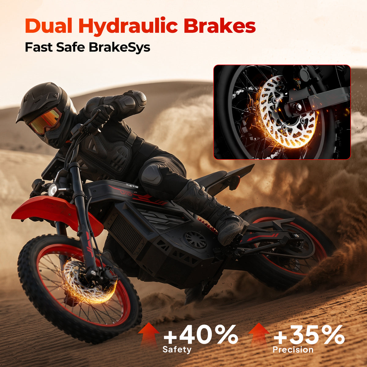 Tietie U10 Electric Dirt Bike For Teens & Adults