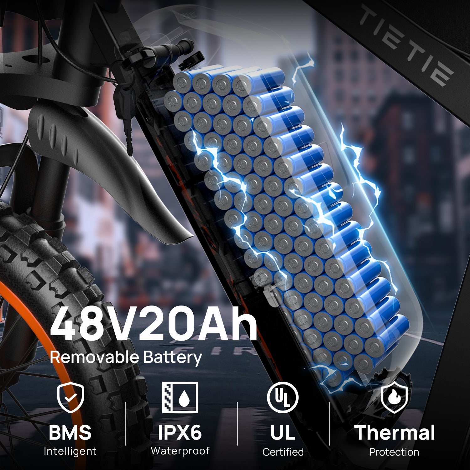 Tietie E5 Electric Bike For Teens & Adults