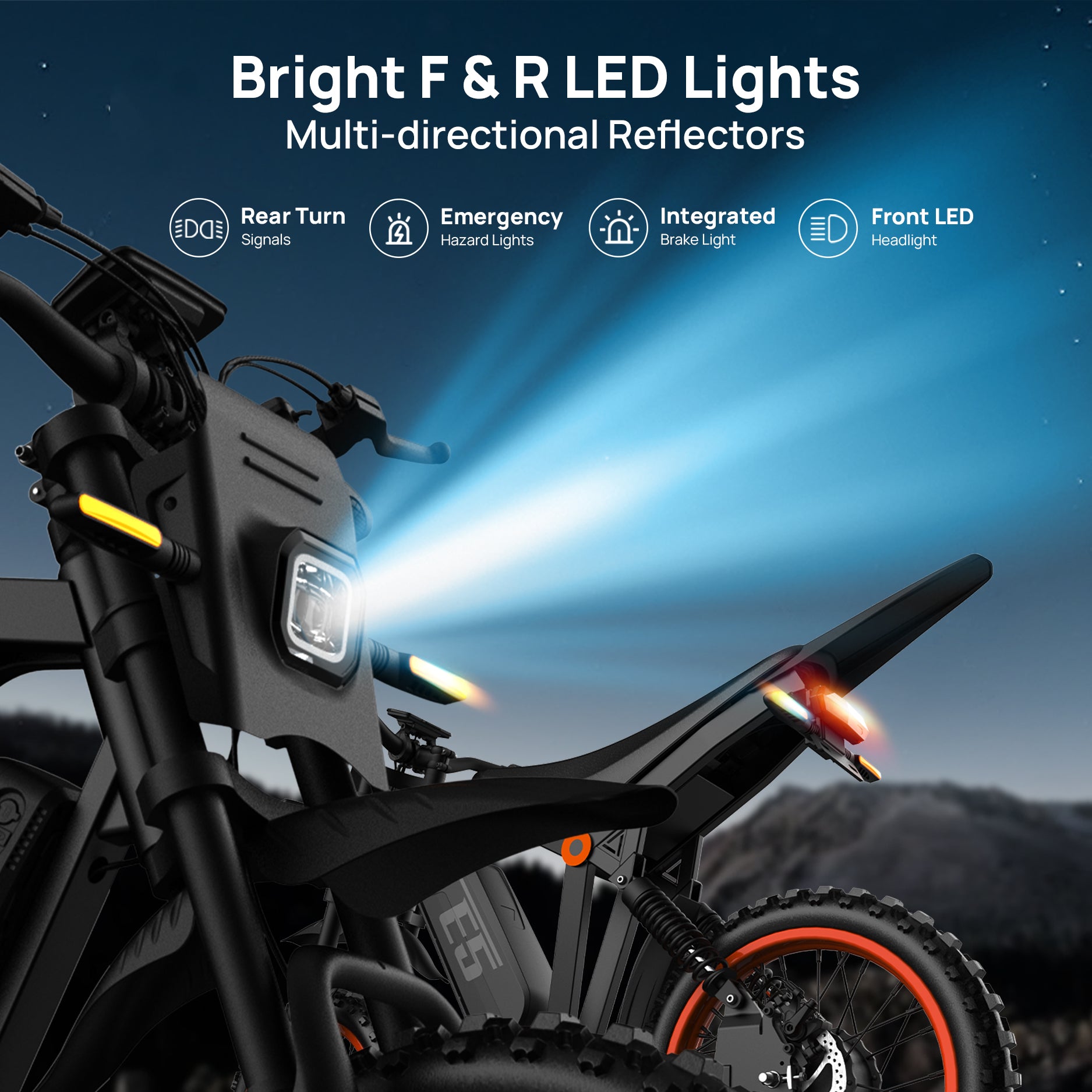 Tietie E5 Electric Bike For Teens & Adults