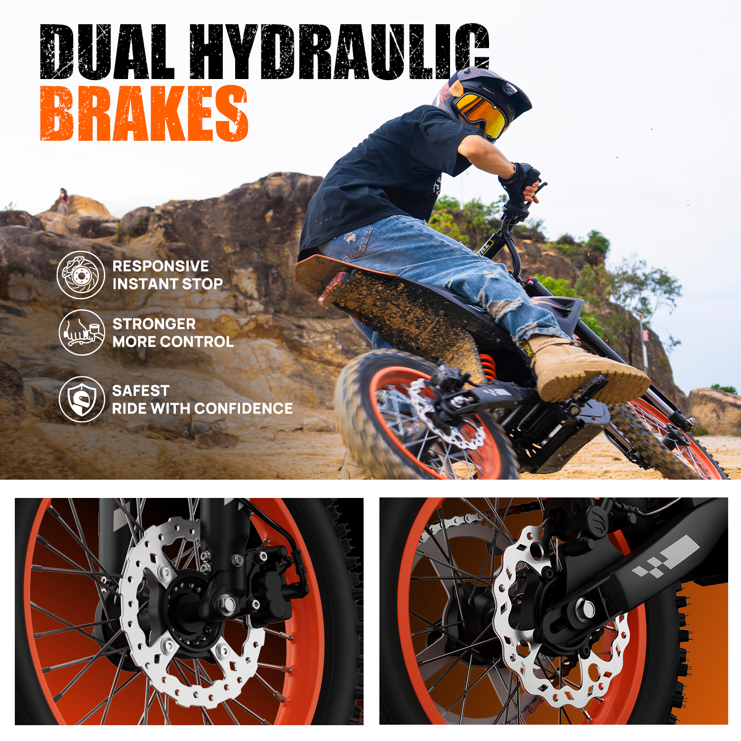 Tietie E2 Electric Dirt Bike For Teens & Adults