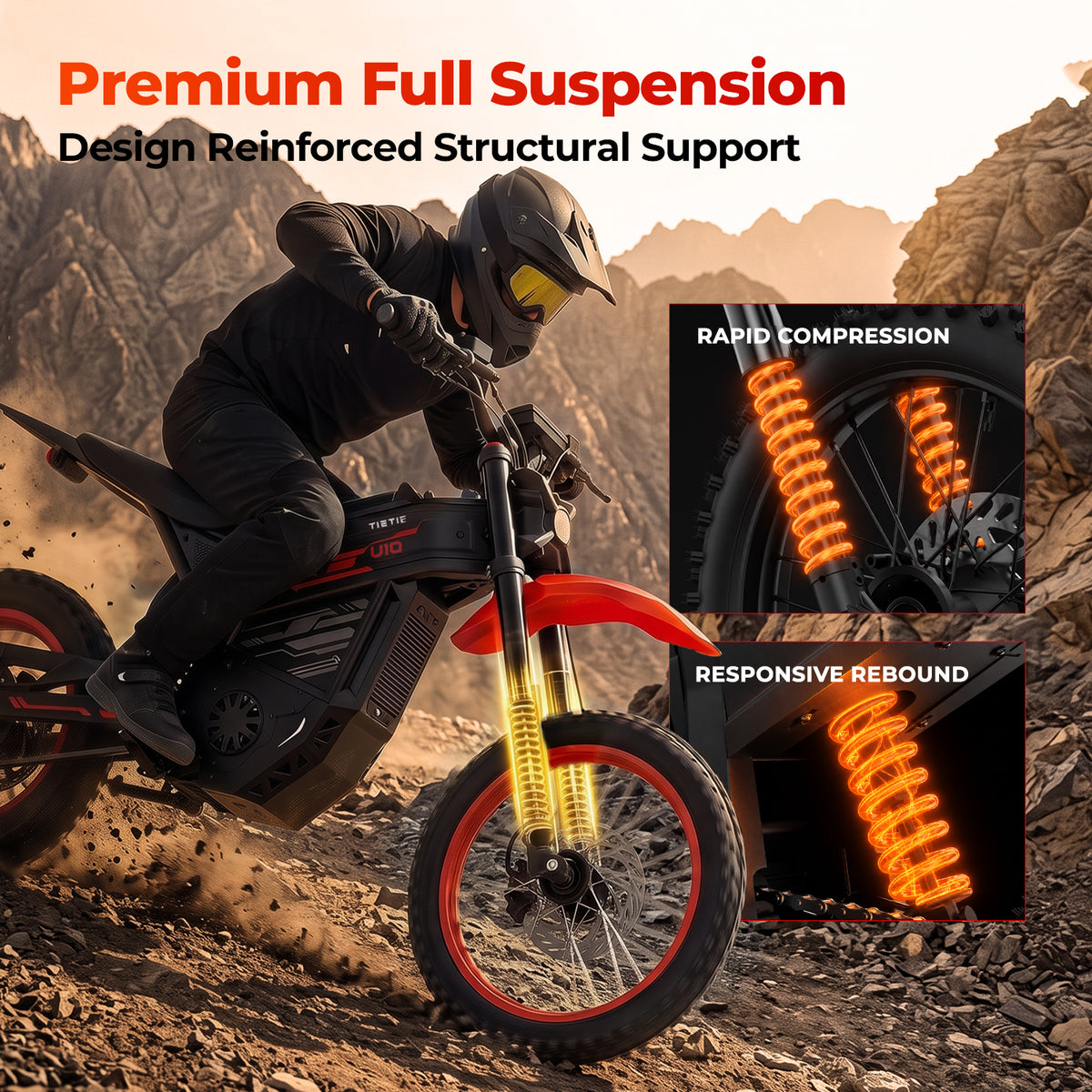 Tietie U10 Electric Dirt Bike For Teens & Adults