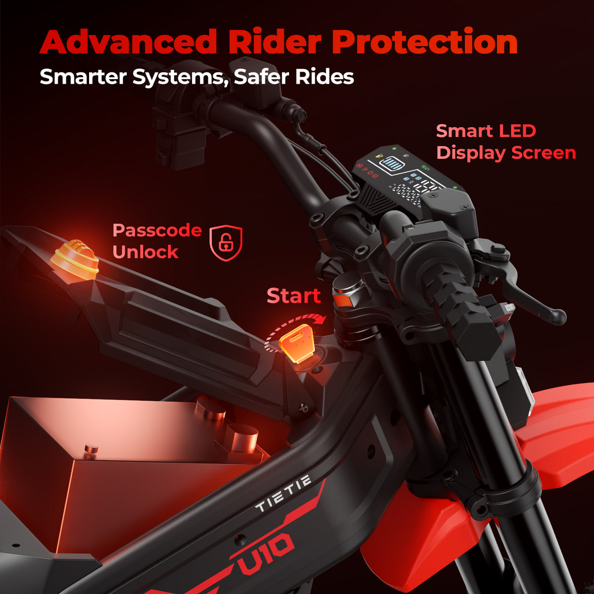 Tietie U10 Electric Dirt Bike For Teens & Adults